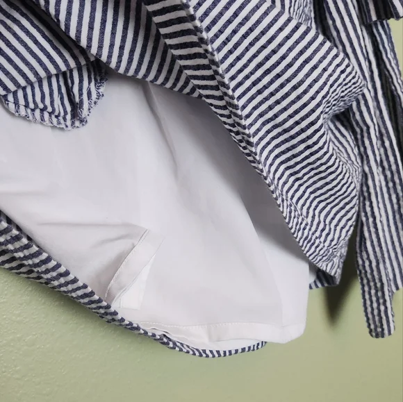 Judith. March Seersucker Dress Size Small - Picture 6 of 8